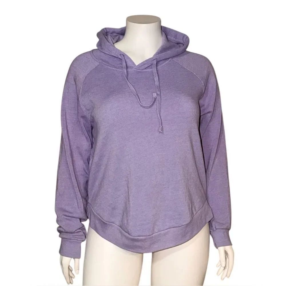 MV Sports Women's Stardust Purple Hoodie Pullover Sweatshirt Fleece Lined XL NWT